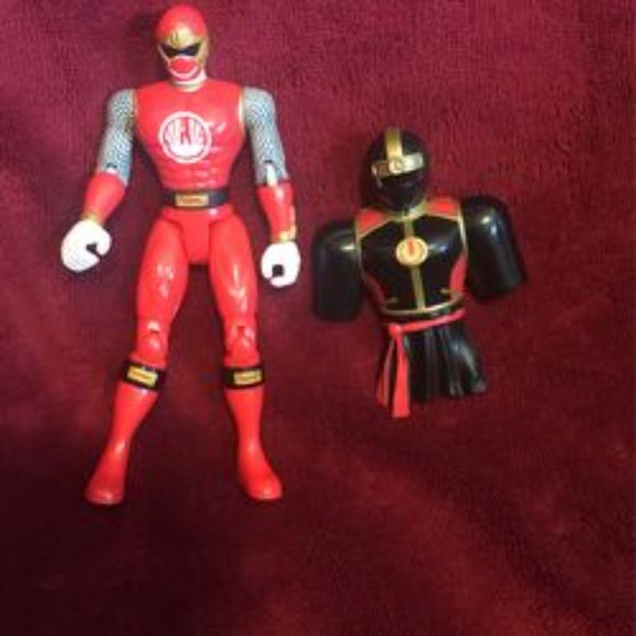 2002 Red Power Ranger Ninja Storm Action Figure - Picture 1 of 3